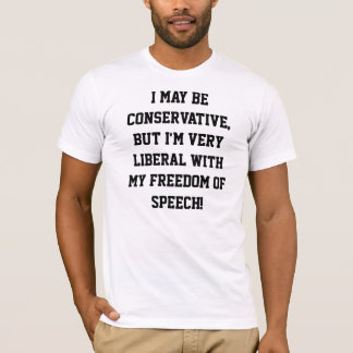 Camiseta Homens da liberdade de expressão feitos no t-shirt