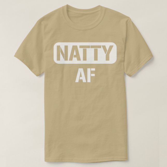 Camiseta Homens da Natty Af Homens (Frente do Design)