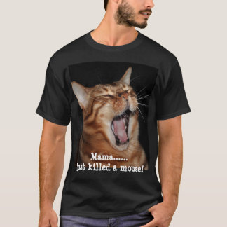 Camiseta Homens da paródia da canção da rainha do gato do