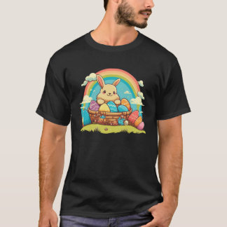 Camiseta Homens Da Páscoa De Coelhinho De Páscoa Bonitos Mu