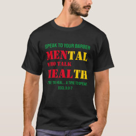 Camiseta HOMENS DA Saúde Mental QUE FALAM A barreira da saú