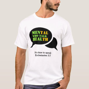 Camiseta HOMENS DA Saúde Mental QUE FALAM SOBRE A SAÚDE P