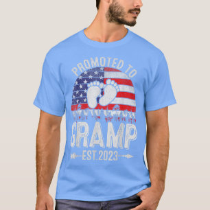 Camiseta Homens Da Vintage Promovidos Para A Gramp No Leste