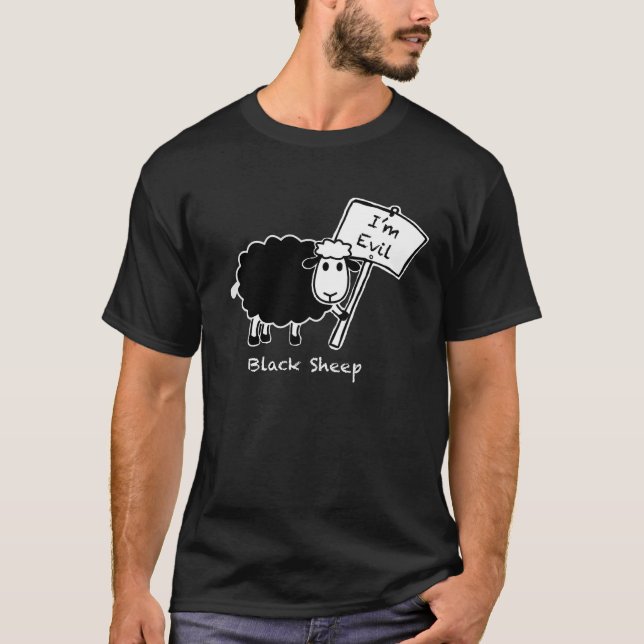 Camiseta Homens das ovelhas negras (Frente)