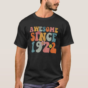 Camiseta Homens De 101 Anos Espetaculares Desde 1922 101rua