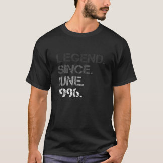 Camiseta Homens de 25 de Aniversário Com 25 Anos De Legenda