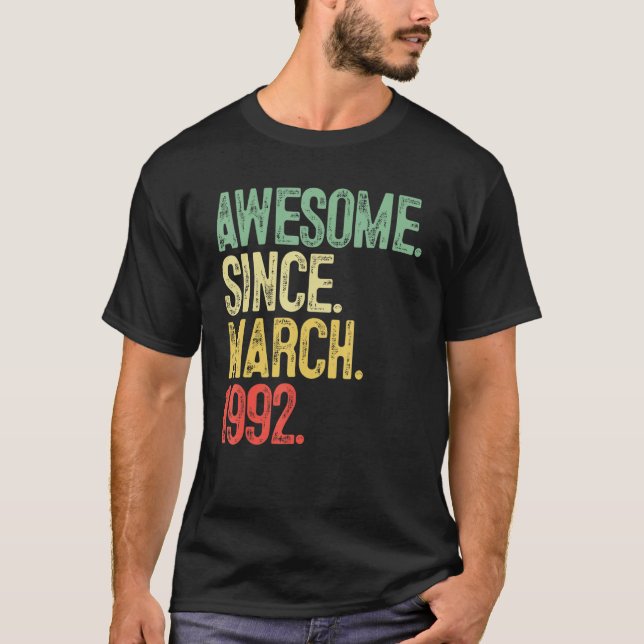 Camiseta Homens De 30 Anos De Idade aniversário de 30 anos  (Frente)
