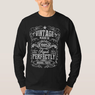 Camiseta Homens De 30 Anos Vintage Feita Em 1995, 30 Birthd