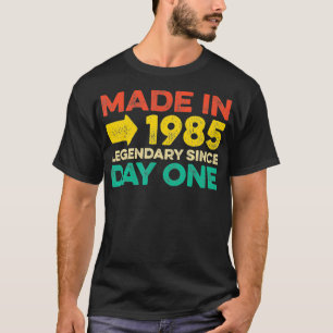 Camiseta Homens De 37 Anos Nasceres Em 1985 Presentes De Na