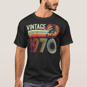 Camiseta Homens de 53 anos Vintage em 1970 Retro 53º Nascim