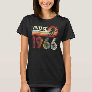 Camiseta Homens de 57 anos Vintage 1966 Retro 57º Nasciment