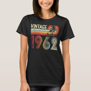 Camiseta Homens de 61 anos Vintage 1962 Retro 61º Nasciment