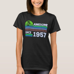 Camiseta Homens De 65 Anos Mulheres Incríveis Desde 1957 1