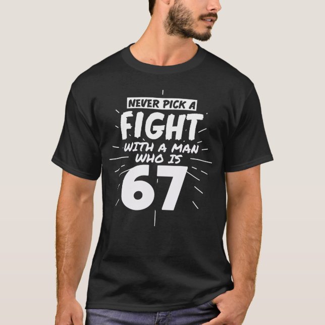Camiseta Homens De 67 Anos De Idade 67 Anos Presentes Prese (Frente)