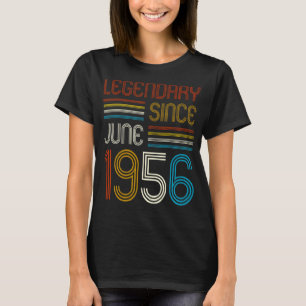 Camiseta Homens de 67 anos Mulheres Lenda de 67 anos desde
