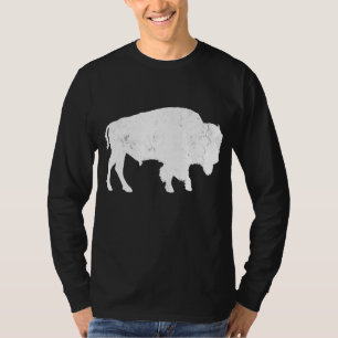 Camiseta Homens de Amante de os animais do Bison em Buffalo