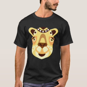 Camiseta Homens De Animais Enfrentados Meninos Ou Meninas