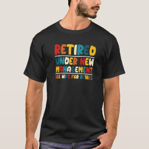 Camiseta Homens de aposentadoria Pai a retirar o humor do p