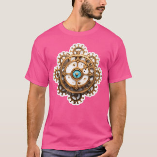 Camiseta Homens de Arte Steampunk Mulheres Crianças Meninas