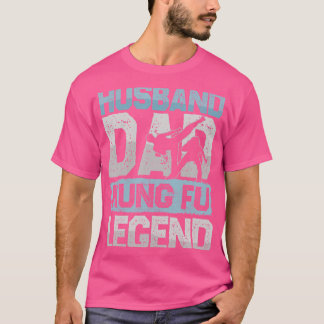 Camiseta Homens de Artes Marciais Retro da Legenda Kung Fu