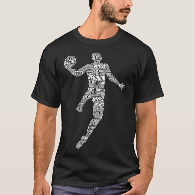 Camiseta Homens De Basquete (Frente)
