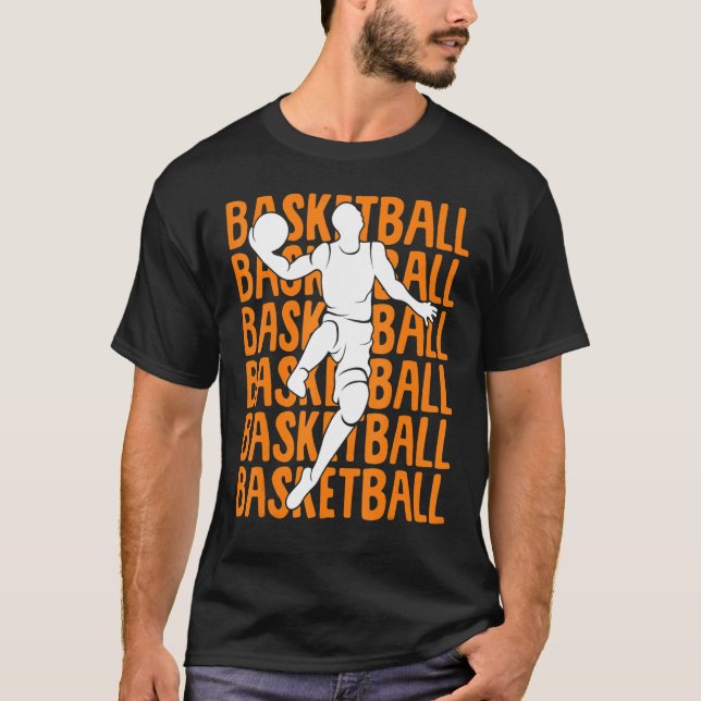 Camiseta Homens De Basquete (Frente)
