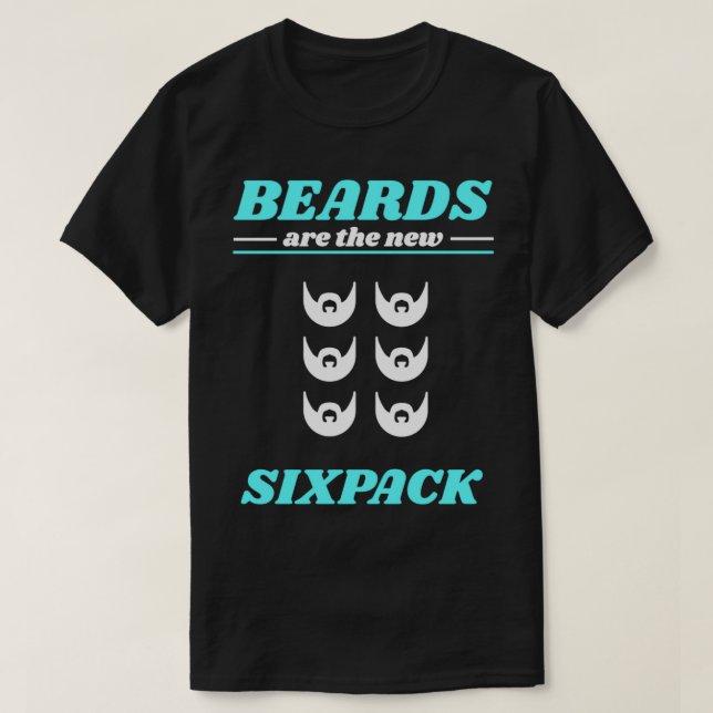 Camiseta Homens de bigode Cheio de barba dotados de 24 (Frente do Design)