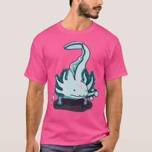 Camiseta Homens de Crianças Bonitos Kawaii Aolotl Aestheti