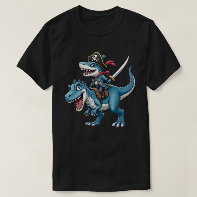Camiseta Homens De Crianças Rex, Dinossauros T Rex (Frente do Design)