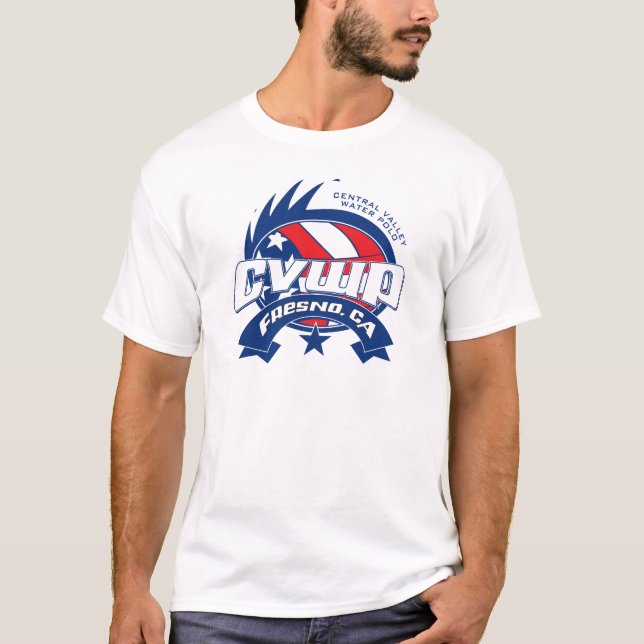 Camiseta Homens de CVWP claros (Frente)