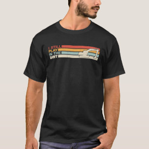 Camiseta homens de equipamento de construção vintage trabal