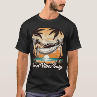 Camiseta Homens De Férias De Praia, Retro Havaiano Engraçad