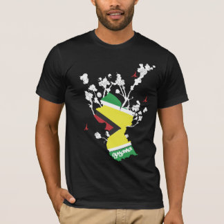 Camiseta Homens de guyana do ORGULHO da ILHA