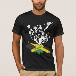 Camiseta Homens de jamaica do ORGULHO da ILHA
