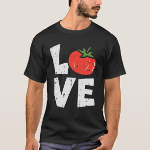 Camiseta Homens de Jardinagem Vegetal de Tomate Adoráveis