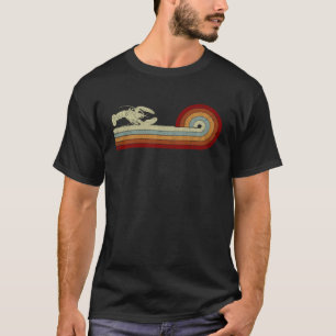 Camiseta Homens De Lagosta Mulheres Estilo Retroativo Distú