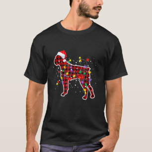 Camiseta Homens de Luzes Xmas da Família de Pijamas de Nata