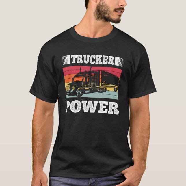 Camiseta Homens de Maquinistas de Comboio Retron Truck (Frente)
