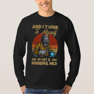 Camiseta Homens de melhor soldadura Arc Solder Pipeliner Ir