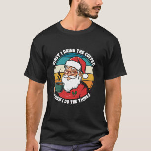 Camiseta Homens de Natal Mulheres Cláusula Santa C