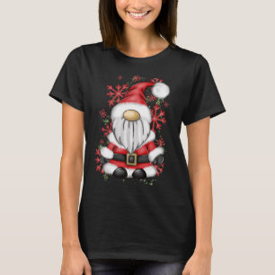 Camiseta Homens de Natal Sr. Claus Papais noeis Gnome Chris