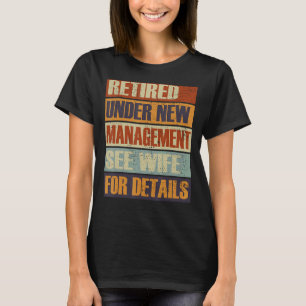 Camiseta Homens de Pai de aposentadoria se sentindo humor d