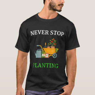 Camiseta Homens De Paixão Plantando Sementes De Turfa