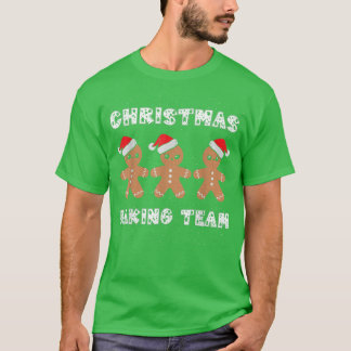 Camiseta Homens de Pão de Natal com Bandeiras