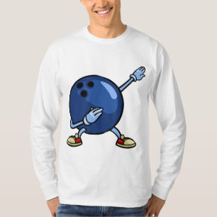 Camiseta Homens de Presente bola de boliche Mulheres Crianç