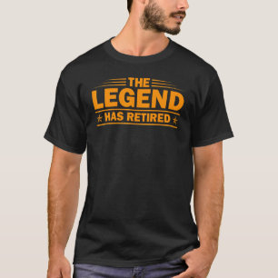 Camiseta Homens De Reforma Legal A Legenda Se Aposentou