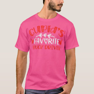 Camiseta Homens de Romance de Motorista de Caminhão Favorit