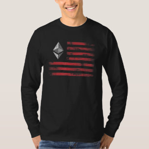 Camiseta Homens De Sinalizador De Criptomoeda Do Eethum Cry
