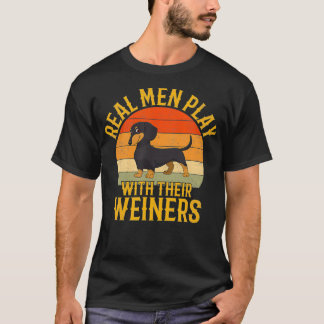 Camiseta Homens de verdade brincam com seus filhos Funny Da