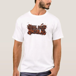 Camiseta Homens de Verdade Constroem Fogo de Lava Carpintei